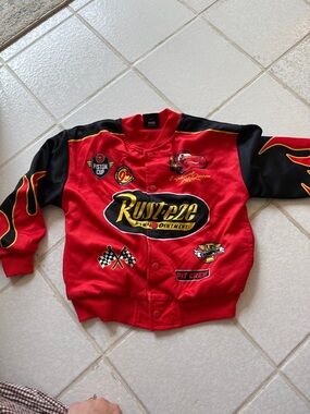 Rust-eze Red Kids' Racing Jacket - Lightning McQueen